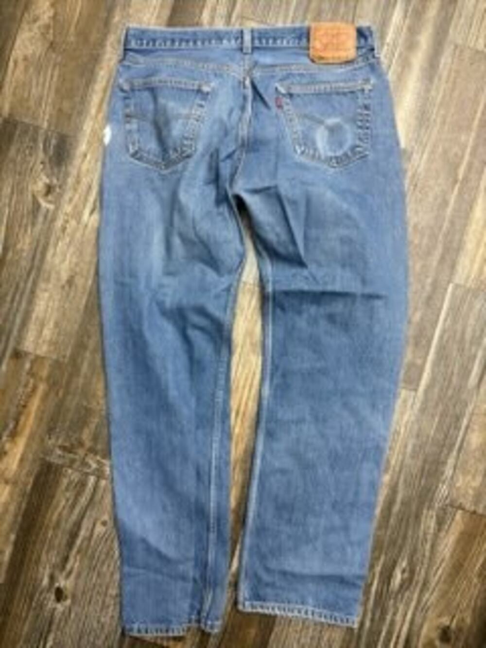 Vintage Levi's 501XX Jeans Mens W38 L36 Blue Denim Button Fly - Picture 2 of 11